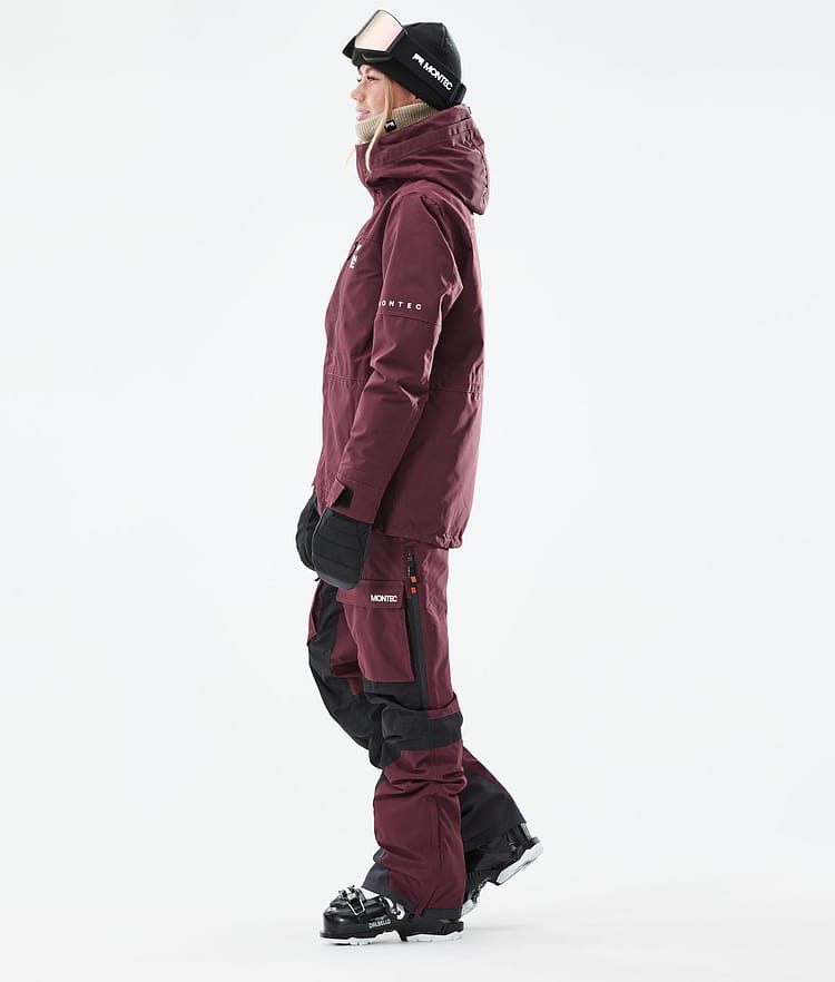 Montec Fawk W 21 Skijacke Damen Burgundy, Image 5 of 11