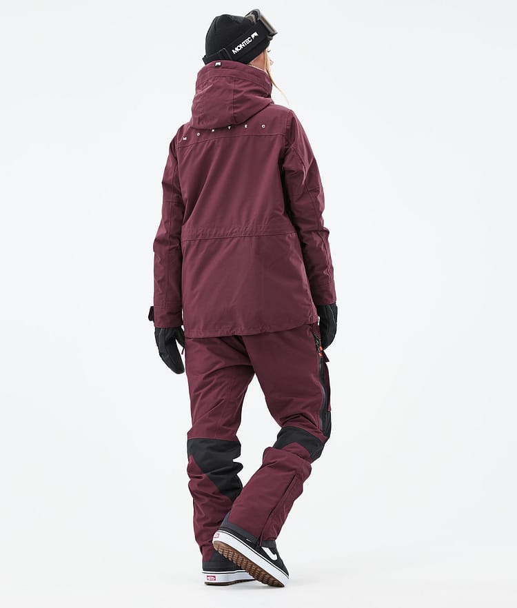 Montec Fawk W 21 Snowboardjacke Damen Burgundy, Image 6 of 11