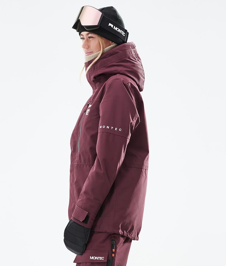 Montec Fawk W 21 Skijacke Damen Burgundy, Image 7 of 11