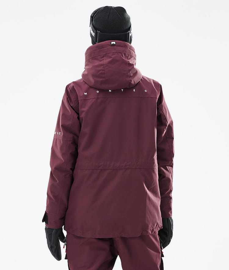 Montec Fawk W 21 Snowboardjacke Damen Burgundy, Image 8 of 11