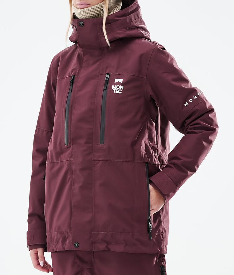 Montec Fawk W 21 Skijacke Damen Burgundy, Image 9 of 11