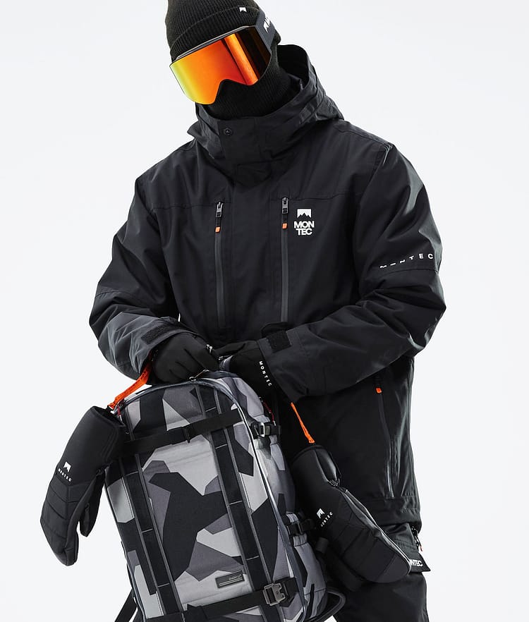 Montec Fawk 21 Snowboardjacke Herren Black, Image 2 of 12