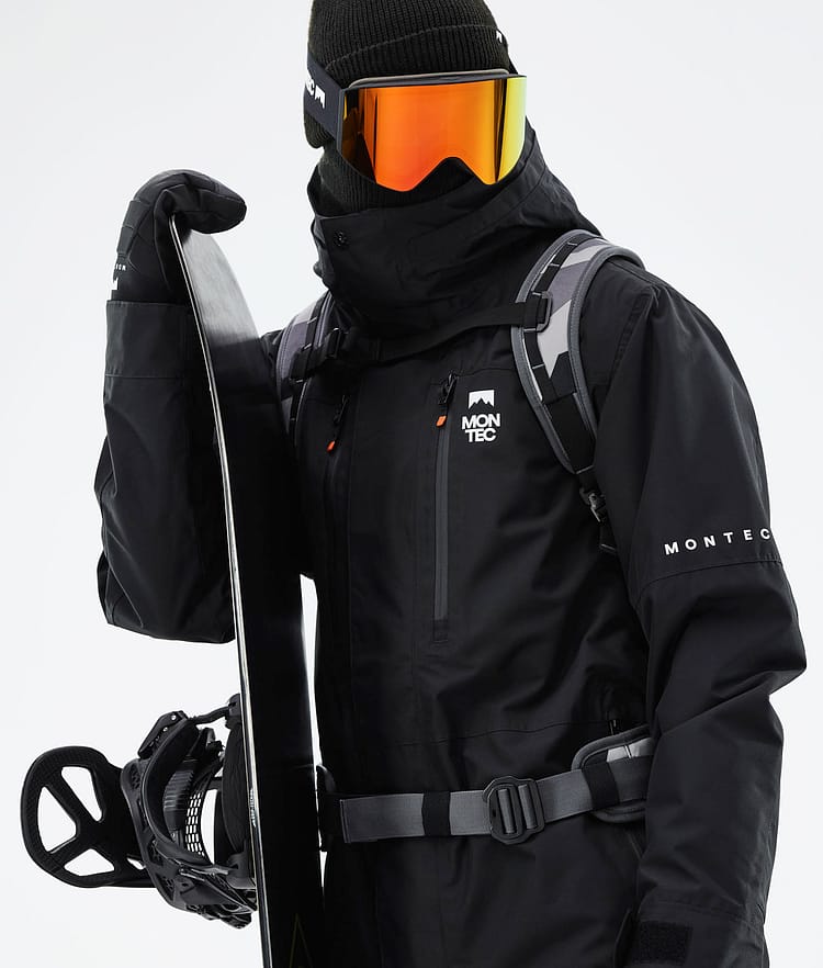 Montec Fawk 21 Snowboardjacke Herren Black, Image 3 of 12
