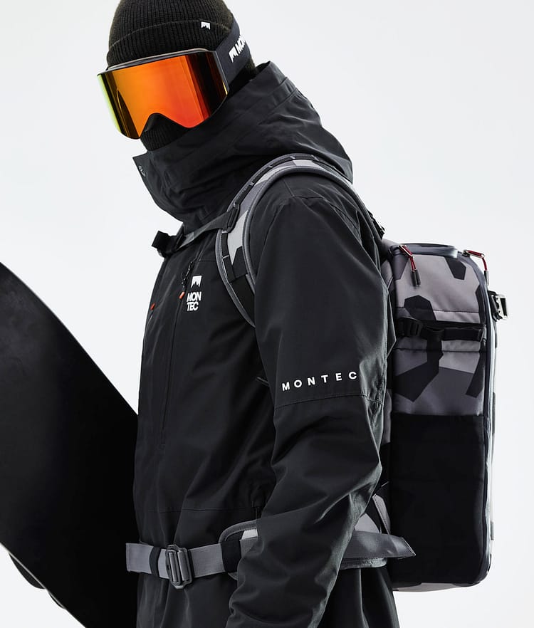 Montec Fawk 21 Snowboardjacke Herren Black, Image 4 of 12
