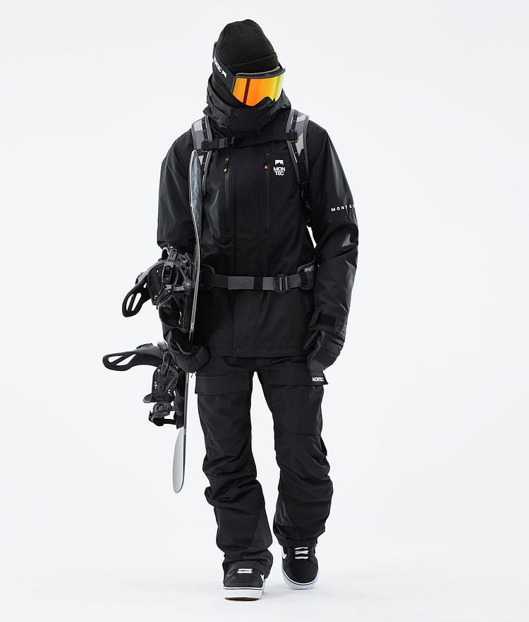Montec Fawk 21 Snowboardjacke Herren Black, Image 5 of 12