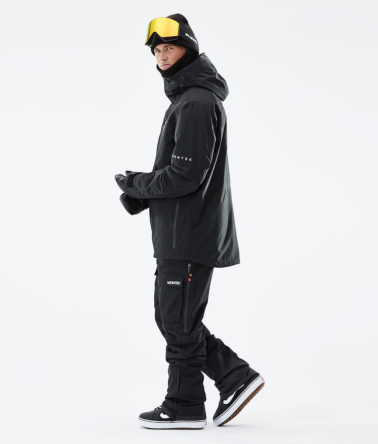 Montec Fawk 21 Snowboardjacke Herren Black, Image 6 of 12