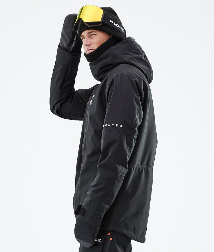 Montec Fawk 21 Snowboardjacke Herren Black, Image 8 of 12