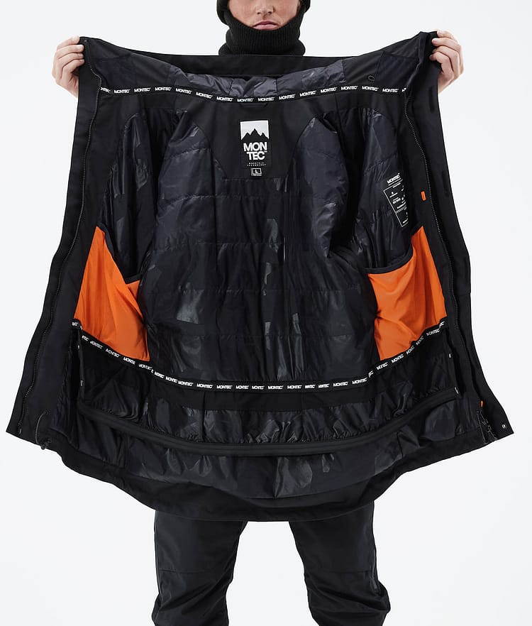 Montec Fawk 21 Snowboardjacke Herren Black, Image 12 of 12