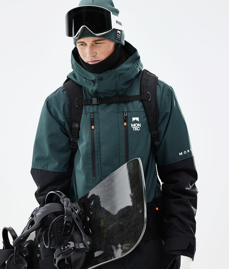 Montec Fawk 21 Snowboardjacke Herren Dark Atlantic/Black, Image 3 of 12