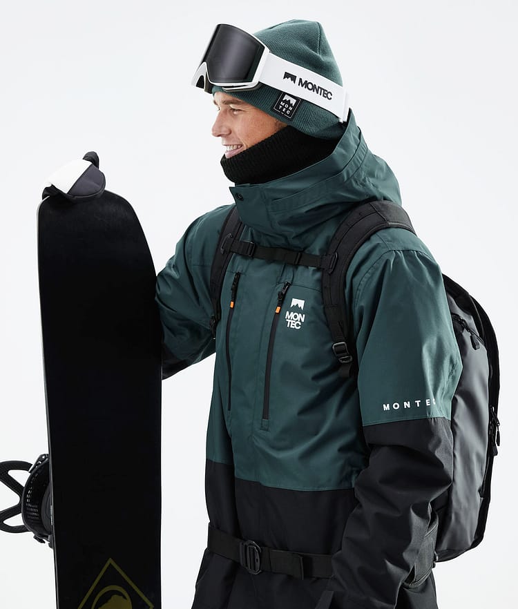 Montec Fawk 21 Snowboardjacke Herren Dark Atlantic/Black, Image 4 of 12