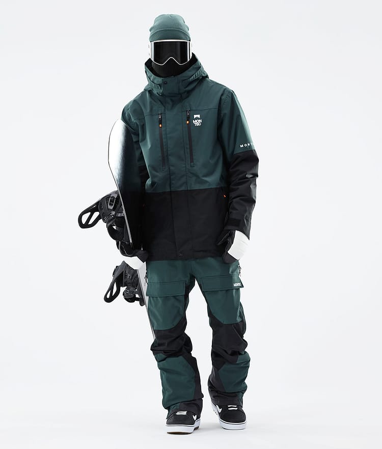Montec Fawk 21 Snowboardjacke Herren Dark Atlantic/Black, Image 5 of 12
