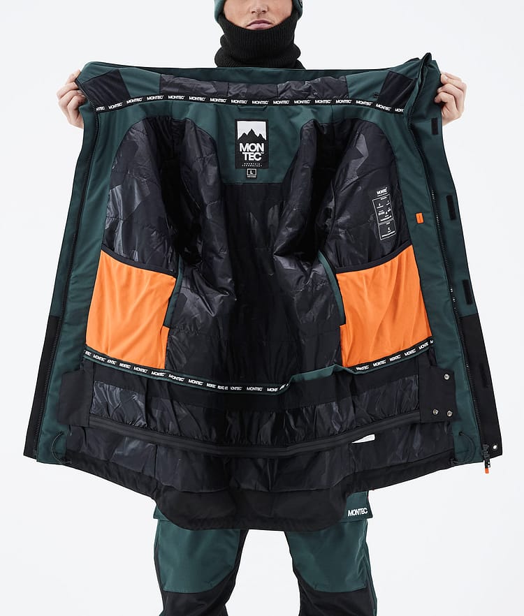 Montec Fawk 21 Snowboardjacke Herren Dark Atlantic/Black, Image 12 of 12