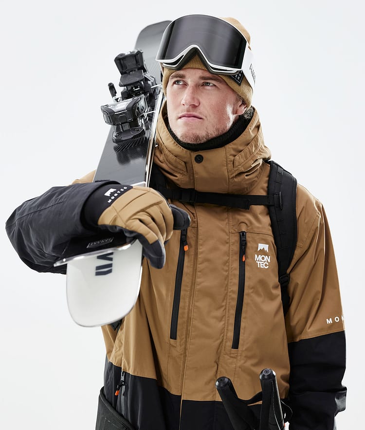 Montec Fawk 21 Skijacke Herren Gold/Black, Image 3 of 12