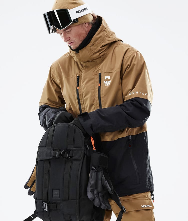 Montec Fawk 21 Skijacke Herren Gold/Black, Image 4 of 12