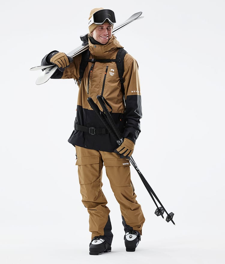 Montec Fawk 21 Skijacke Herren Gold/Black, Image 5 of 12