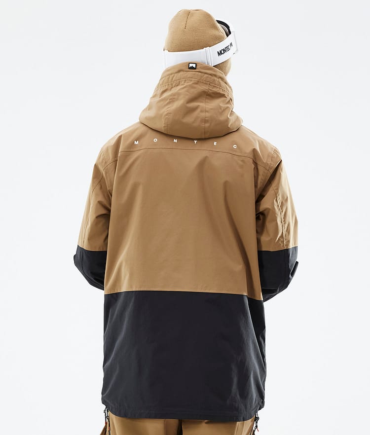 Montec Fawk 21 Snowboardjacke Herren Gold/Black, Image 9 of 12