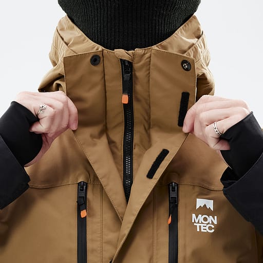 Frontreißverschluss mit doppelter Schutzleiste