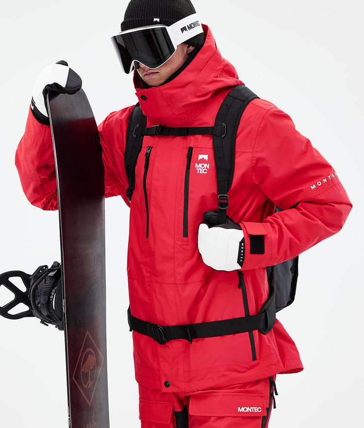 Montec Fawk 21 Snowboardjacke Herren Red, Image 3 of 11