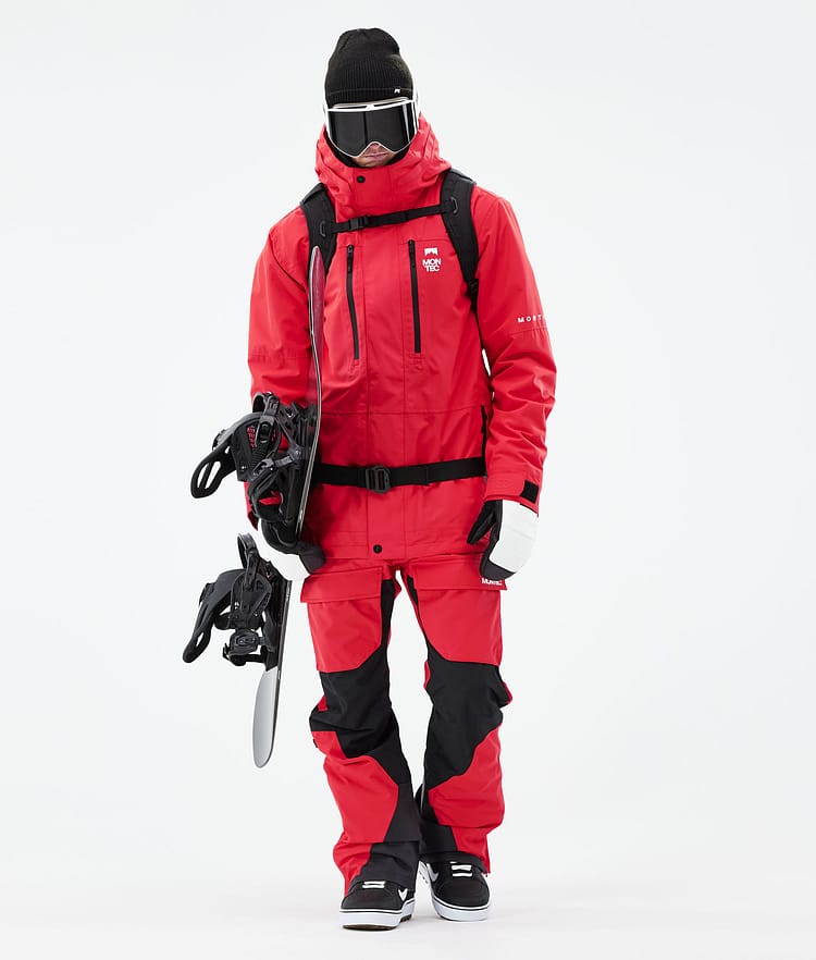 Montec Fawk 21 Snowboardjacke Herren Red, Image 4 of 11