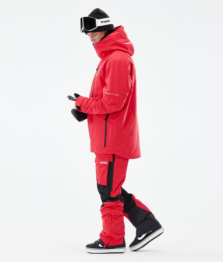 Montec Fawk 21 Snowboardjacke Herren Red, Image 5 of 11