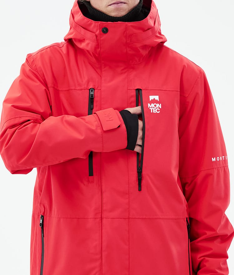 Montec Fawk 21 Snowboardjacke Herren Red, Image 10 of 11