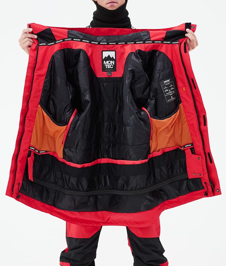 Montec Fawk 21 Snowboardjacke Herren Red, Image 11 of 11