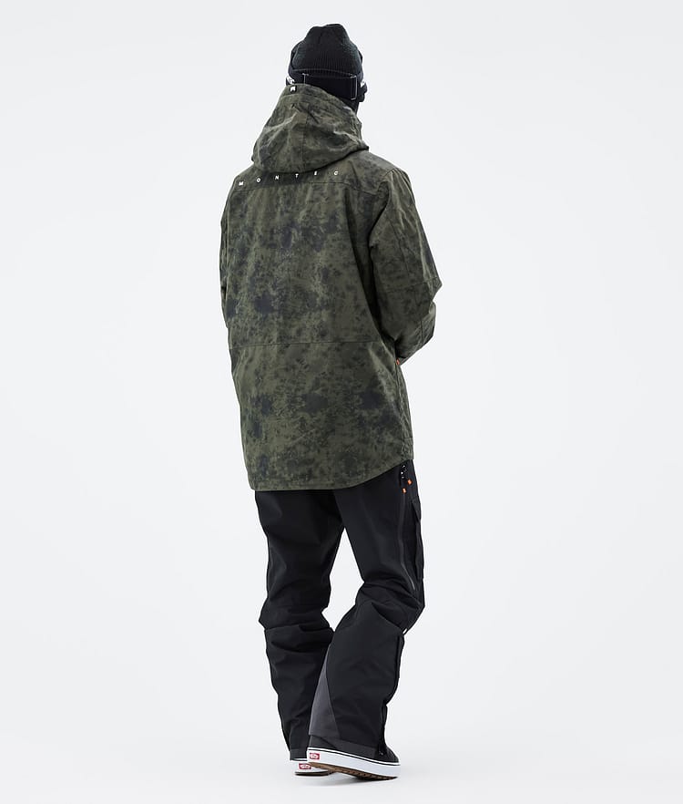 Montec Fawk 21 Snowboardjacke Herren Olive Green Tiedye, Image 5 of 10