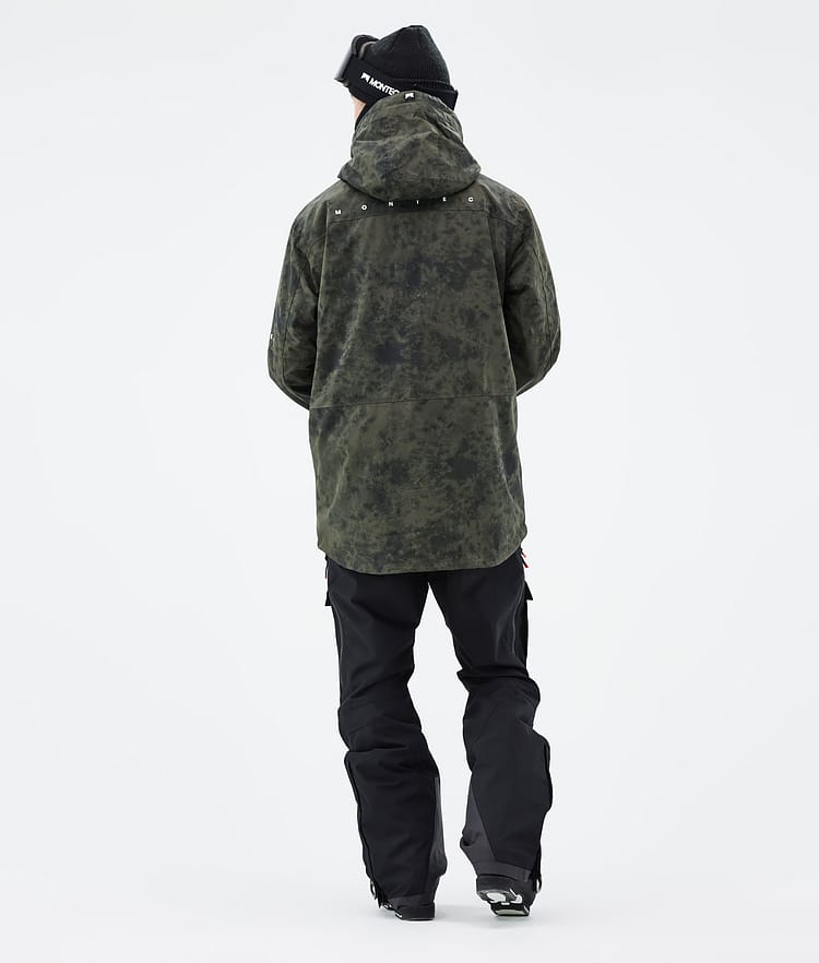 Montec Fawk 21 Skijacke Herren Olive Green Tiedye, Image 5 of 10