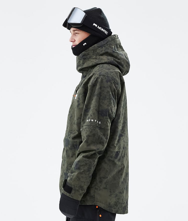 Montec Fawk 21 Skijacke Herren Olive Green Tiedye, Image 6 of 10
