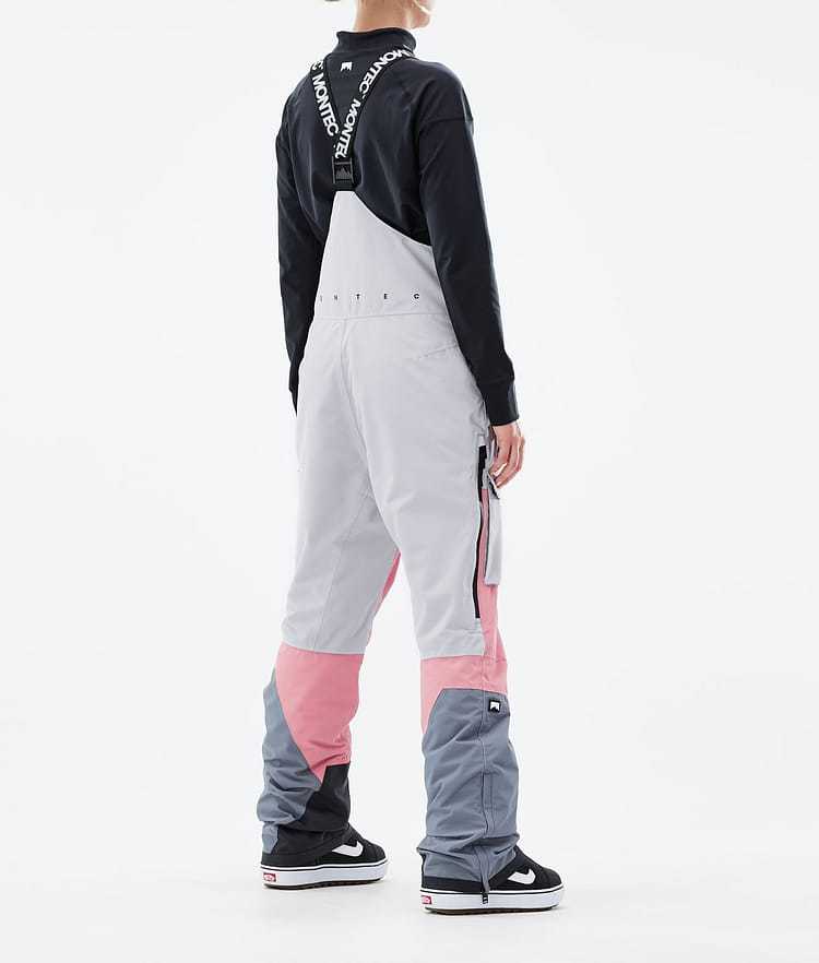 Montec Fawk W 21 Snowboardhose Damen Light Grey/Pink/Light Pearl, Image 3 of 6