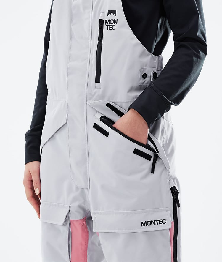 Montec Fawk W 21 Snowboardhose Damen Light Grey/Pink/Light Pearl, Image 4 of 6