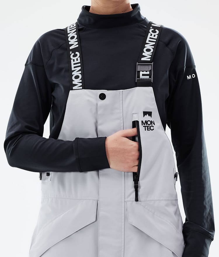 Montec Fawk W 21 Snowboardhose Damen Light Grey/Pink/Light Pearl, Image 5 of 6