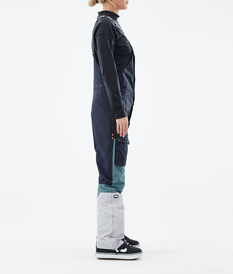 Montec Fawk W 21 Snowboardhose Damen Marine/Atlantic/Light Grey, Image 2 of 6