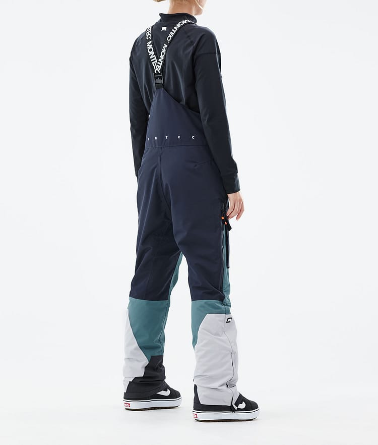 Montec Fawk W 21 Snowboardhose Damen Marine/Atlantic/Light Grey, Image 3 of 6