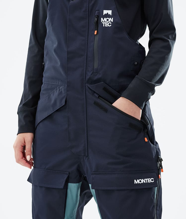 Montec Fawk W 21 Snowboardhose Damen Marine/Atlantic/Light Grey, Image 4 of 6