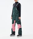Montec Fawk W 21 Snowboardhose Damen Dark Atlantic/Pink