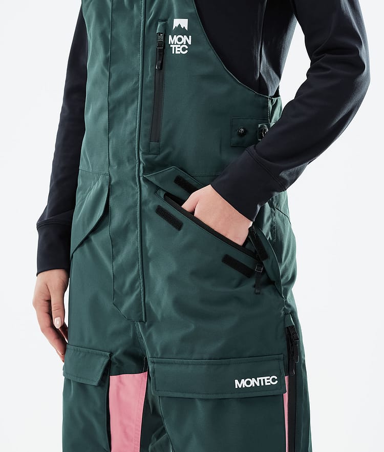 Montec Fawk W 21 Snowboardhose Damen Dark Atlantic/Pink, Image 4 of 6