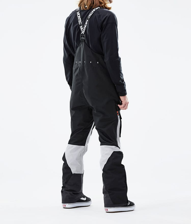 Montec Fawk 21 Snowboardhose Herren Black/Light Grey/Black, Image 3 of 6