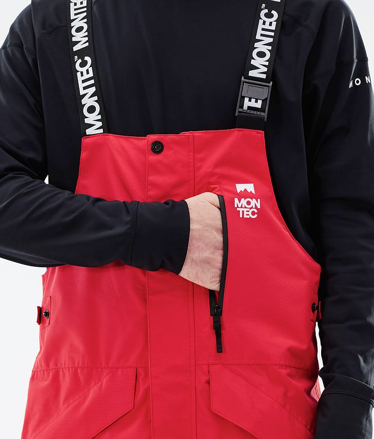 Montec Fawk 21 Snowboardhose Herren Red/Black, Image 5 of 6