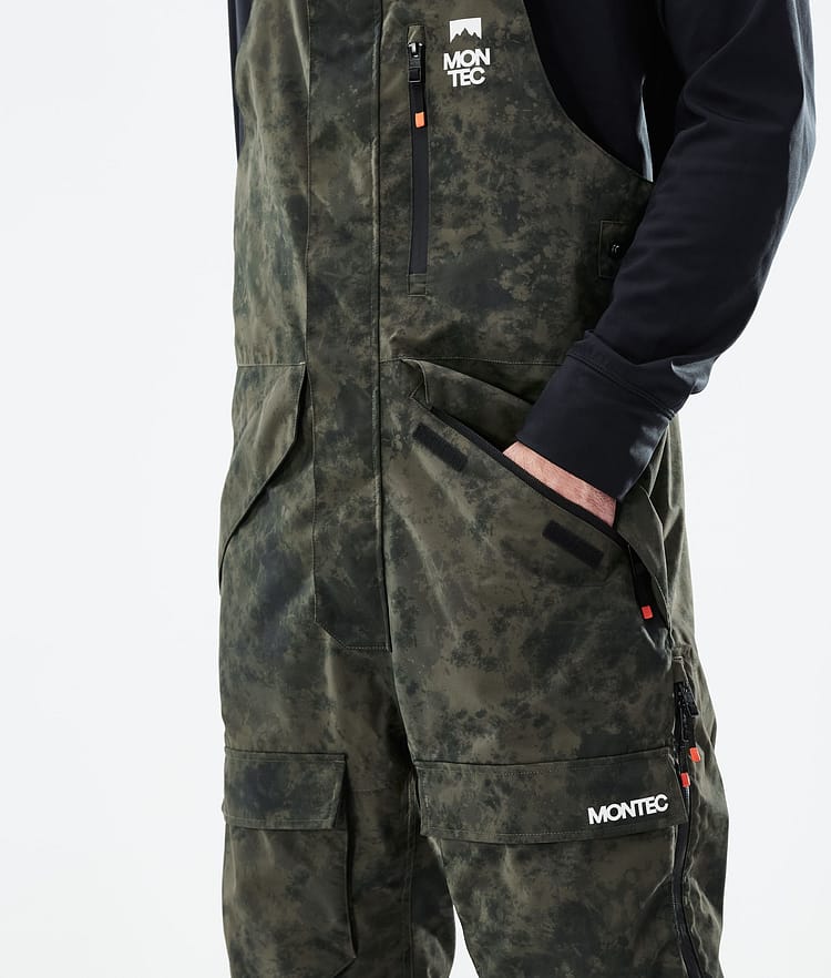 Montec Fawk 21 Snowboardhose Herren Olive Green Tiedye, Image 4 of 6