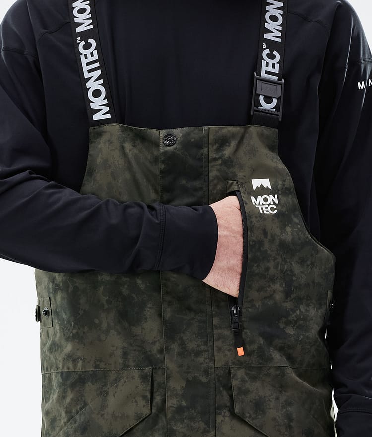 Montec Fawk 21 Skihose Herren Olive Green Tiedye, Image 5 of 6