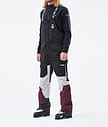 Montec Fawk 2021 Skihose Herren Black/Light Grey/Burgundy