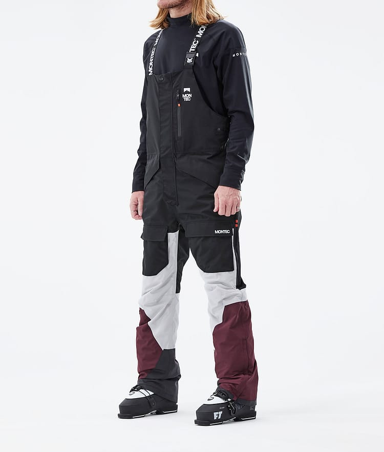 Montec Fawk 2021 Skihose Herren Black/Light Grey/Burgundy, Bild 1 von 6