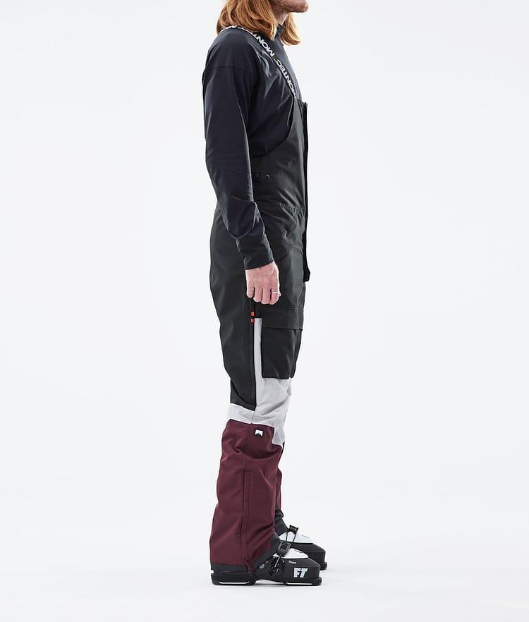 Montec Fawk 2021 Skihose Herren Black/Light Grey/Burgundy, Bild 2 von 6