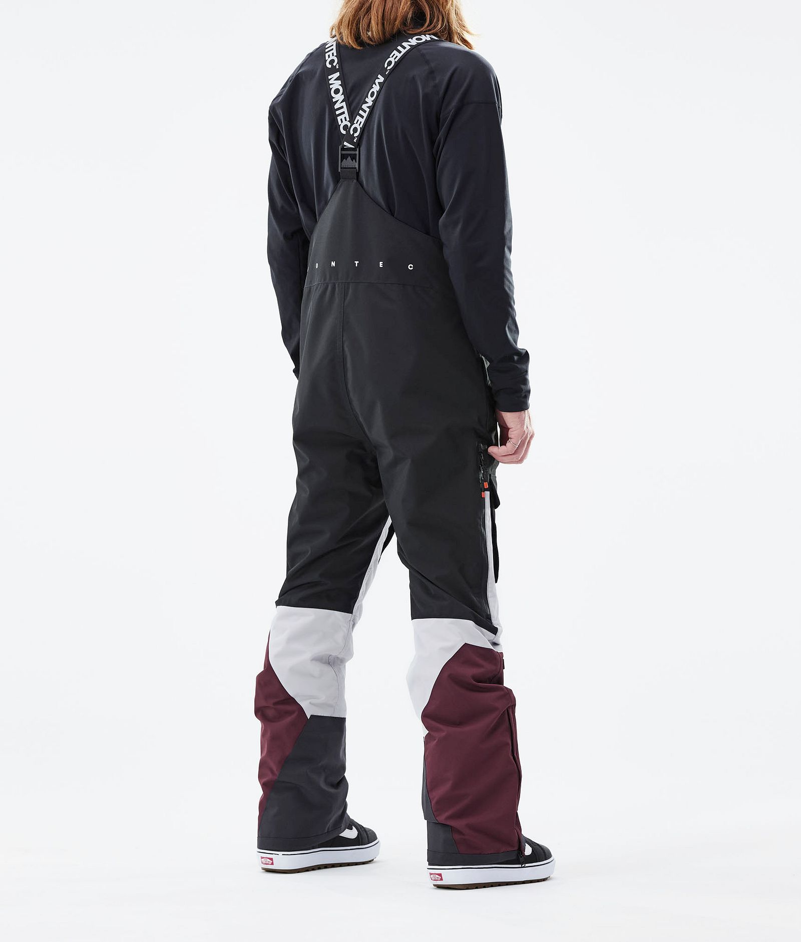 Montec Fawk 2021 Snowboardhose Herren Black/Light Grey/Burgundy, Bild 3 von 6