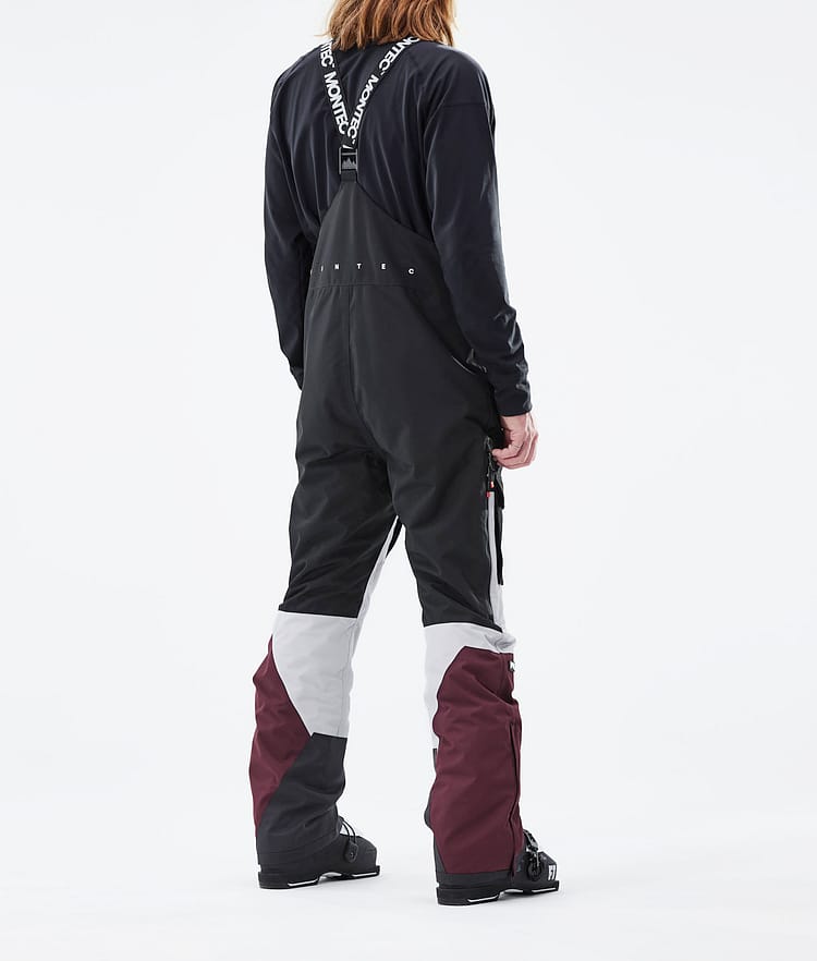 Montec Fawk 2021 Skihose Herren Black/Light Grey/Burgundy, Bild 3 von 6