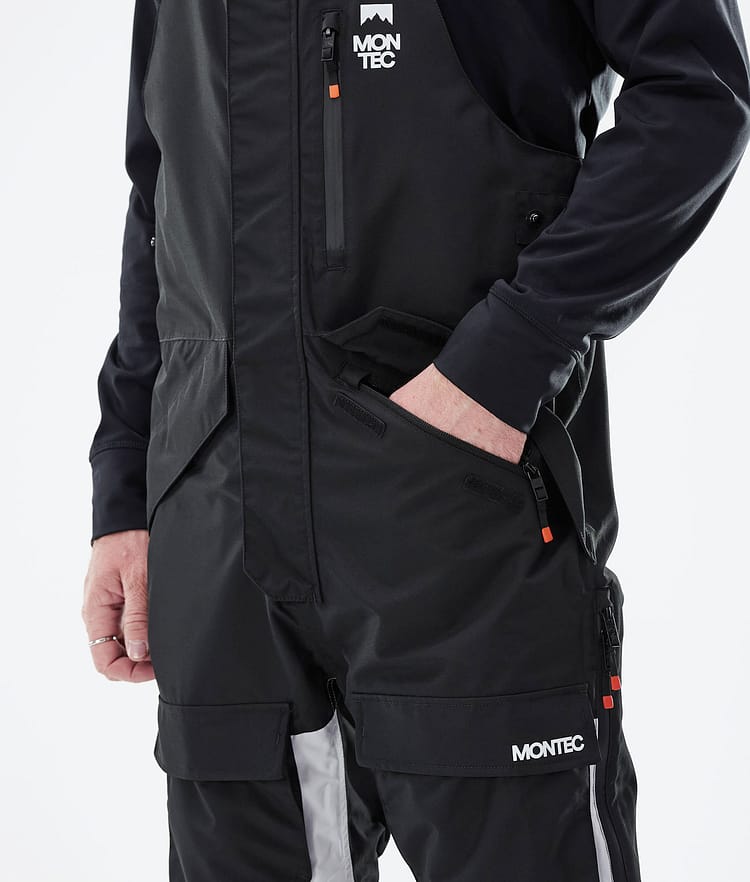 Montec Fawk 2021 Skihose Herren Black/Light Grey/Burgundy, Bild 4 von 6