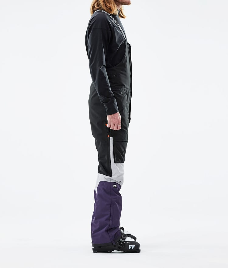 Montec Fawk 21 Skihose Herren Black/Light Grey/Purple, Image 2 of 6