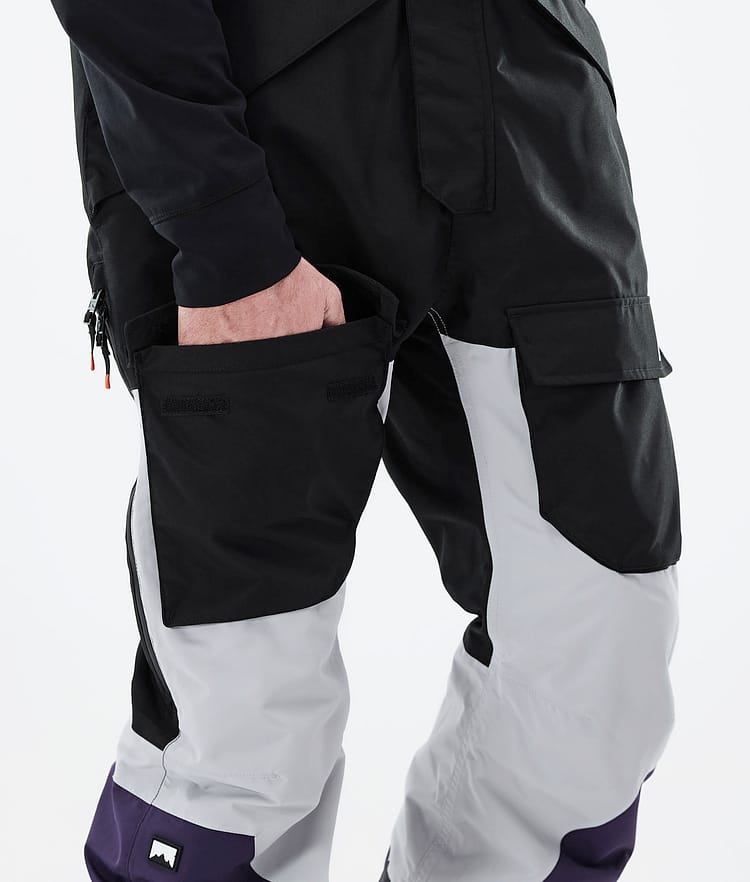 Montec Fawk 21 Skihose Herren Black/Light Grey/Purple, Image 6 of 6