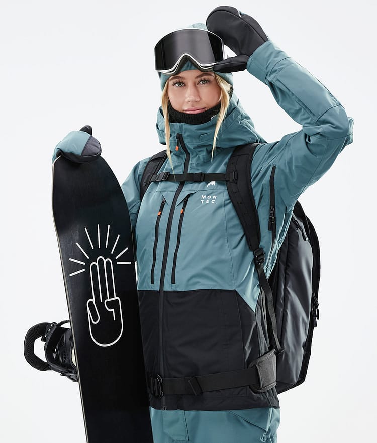 Montec Moss W 21 Snowboardjacke Damen Atlantic/Black, Image 4 of 12